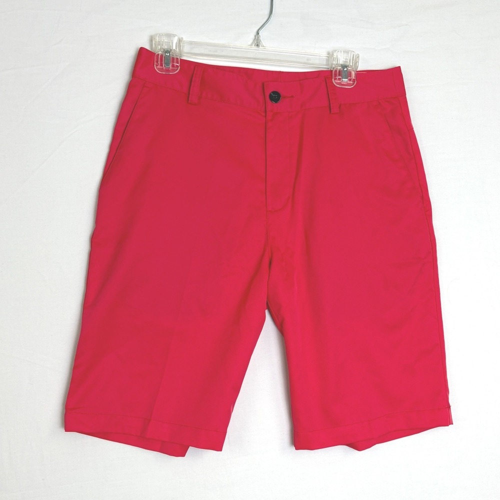 Adidas Adizero Golf Shorts Mens‎ 30 Pink/Melon Performance Flat Front Stretch